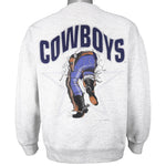 NFL (Nutmeg) - Dallas Cowboys Big Logo Spell-Out Sweatshirt 1993 Large vintage Retro Football