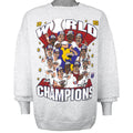 MLB (Delta) - Atlanta Braves, World Champions Crew Neck Sweatshirt 1995 XX-Large Vintage Retro Baseball
