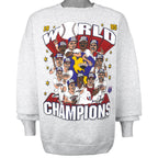 MLB (Delta) - Atlanta Braves, World Champions Crew Neck Sweatshirt 1995 XX-Large Vintage Retro Baseball