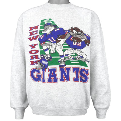 NFL - New York Giants X Looney Tunes Crew Neck Sweatshirt 1990s Large