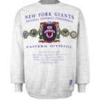NFL (Nutmeg) - New York Giants Crew Neck Sweatshirt 1990s X-Large Vintage Retro Football