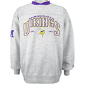 NFL (Lee) - Minnesota Vikings Embroidered Crew Neck Sweatshirt 1990s X-Large Vintage Retro Football