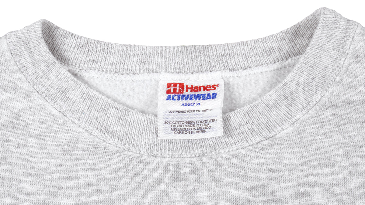 NHL (Hanes) - Detroit Red Wings, 70th Anniversary Crew Neck Sweatshirt 1995 X-Large Vintage Retro Hockey