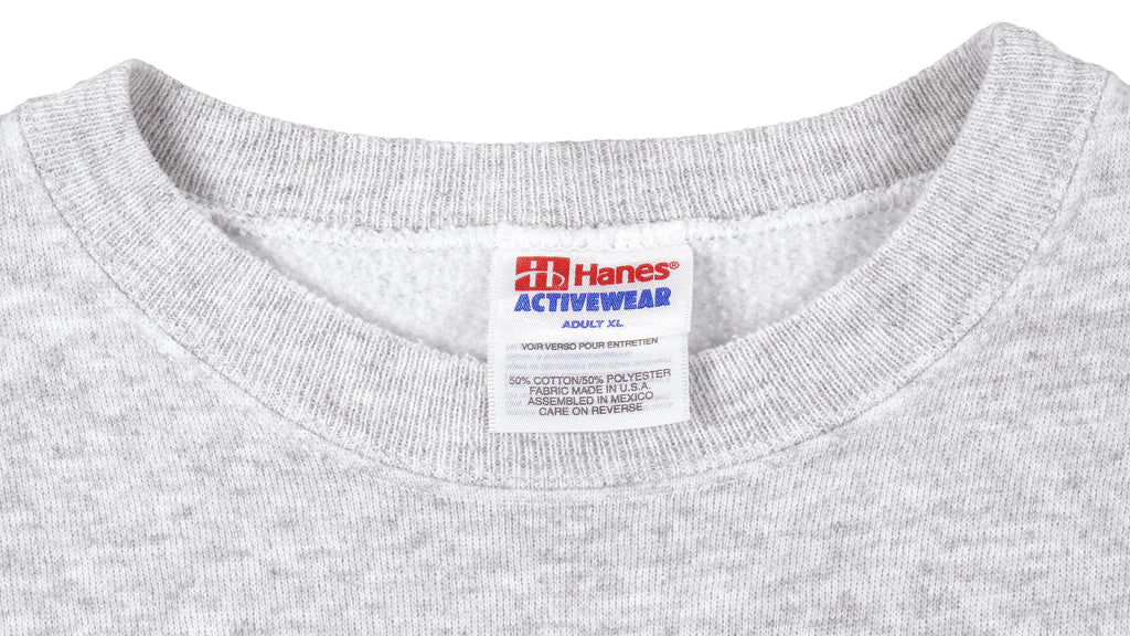 NHL (Hanes) - Detroit Red Wings, 70th Anniversary Crew Neck Sweatshirt 1995 X-Large Vintage Retro Hockey