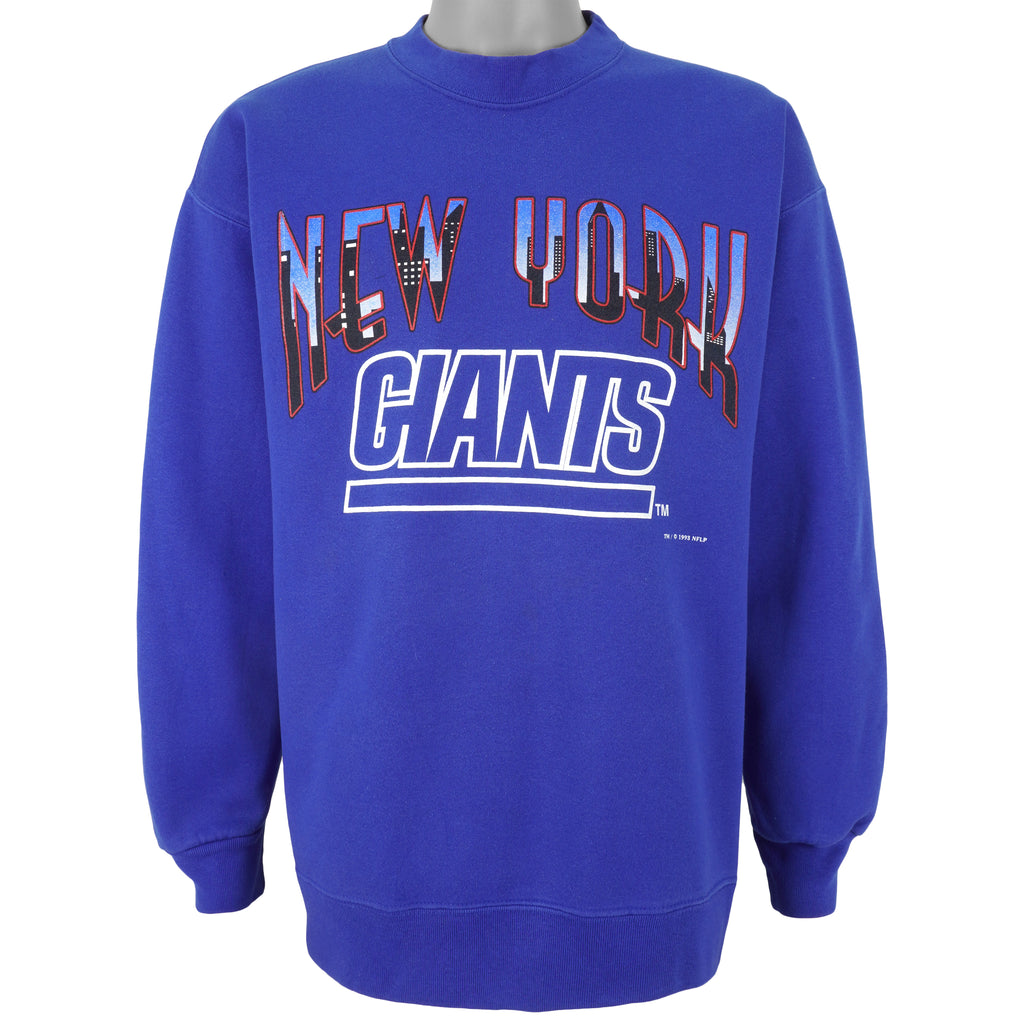 NFL (Nutmeg) - New York Giants Crew Neck Sweatshirt 1993 X-Large Vintage Retro Football