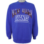 NFL (Nutmeg) - New York Giants Crew Neck Sweatshirt 1993 X-Large Vintage Retro Football