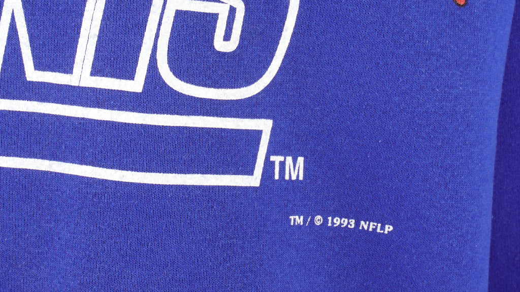 NFL (Nutmeg) - New York Giants Crew Neck Sweatshirt 1993 X-Large vintage Retro