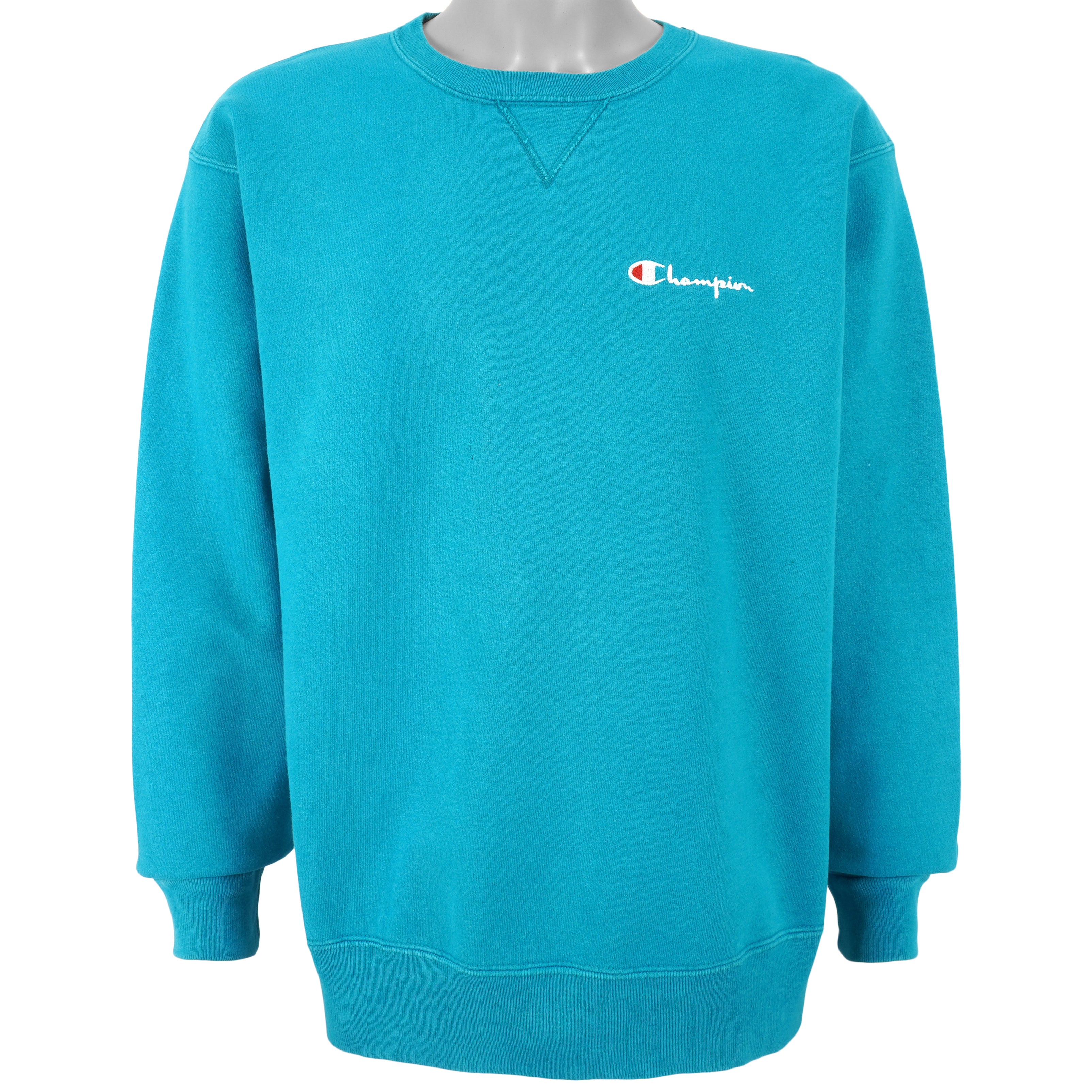 Vintage Champion Teal Classic Crew Neck Sweatshirt 1990s X Large