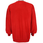 Disney - Red Embroidered Crew Neck Sweatshirt 1990s X-Large Vintage Retro