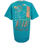NFL (Salem) - Miami Dolphins, Aerial Assault Spell-Out T-Shirt 1992 XX-Large Vintage Retro Football