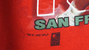 NFL (Salem) -49ers, Steve Young Spell-Out T-Shirt 1995 Large Vintage Retro