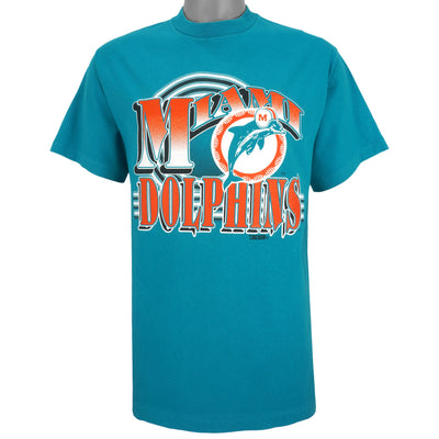 NFL (Trench) - Miami Dolphins T-Shirt 1990s Large