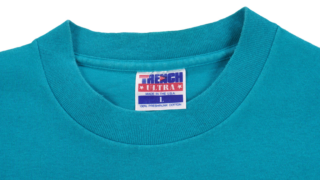NFL (Trench) - Miami Dolphins T-Shirt 1990s Large Vintage Retro Football
