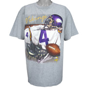 NFL (Lee) - Minnesota Vikings Embroidered T-Shirt 1990s X-Large vintage Retro Football