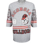NCAA (Long Gone) - Georgia Bulldogs Spell-Out T-Shirt 1990s Large Vintage Retro Football College