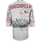 NCAA (Long Gone) - Georgia Bulldogs Spell-Out T-Shirt 1990s Large Vintage Retro Football College