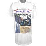 NFL - Packers, Super Heroes - Journal Sentinel T-Shirt 1997 X-Large Vintage Retro Football