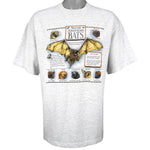 Vintage (Harborside) - North American Bats T-Shirt 1990s X-Large Vintage Retro
