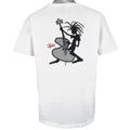 Stussy - White Guitar Made in USA T-Shirt 1990s Large