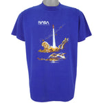 Vintage (Textile Prints) - NASA Kennedy Space Center T-Shirt 1990s Large