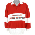 NHL (Rudman) - Detroit Red Wings Spell-Out Sweatshirt 1990s X-Large Vintage Retro Hockey