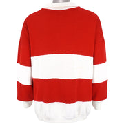 NHL (Rudman) - Detroit Red Wings Spell-Out Sweatshirt 1990s X-Large Vintage Retro Hockey