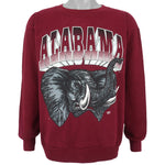 NCAA (Tultex) - Alabama Crimson Tide Crew Neck Sweatshirt 1990s Large Vintage Retro Football College