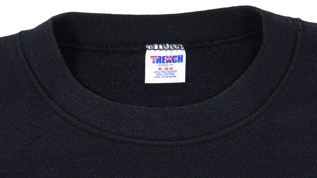 NHL (Trench) - Boston Bruins Spell-Out Sweatshirt 1990s Medium Vintage Retro Hockey