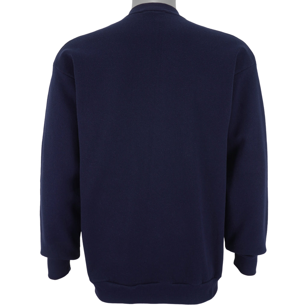 NHL (Waves) - Toronto Maple Leafs Crew Neck Sweatshirt 1990s Large Vintage Retro Hockey
