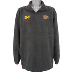 NASCAR (Chase) - Jeff Gordon #24 1/4 Zip Fleece Sweatshirt 1990s Large Vintage Retro
