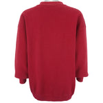 Nike - Red Big Spell-Out Crew Neck Sweatshirt 1990s X-Large Vintage Retro