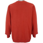 Vintage - Red Spell-Out Crew Neck Sweatshirt 1990s X-Large Vintage Retro