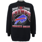 NFL (Salem) - Buffalo Bills Crew Neck Sweatshirt 1995 Large Vintage Retro Football