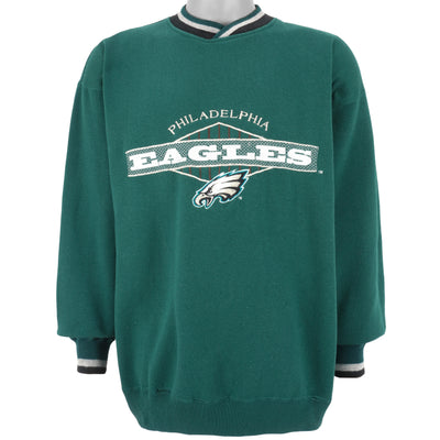 Starter - Philadelphia Eagles Crew Neck Sweatshirt 1990s Large