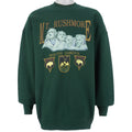Vintage (Best) - Mt. Rushmore Crew Neck Sweatshirt 1990s X-Large Vintage Retro