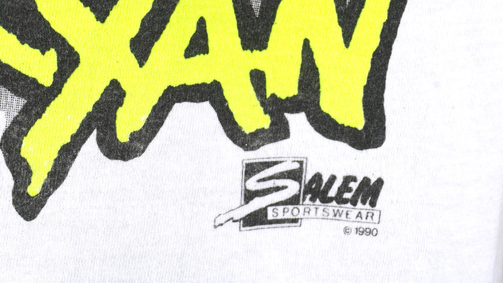 MLB (Salem) - Texas Rangers, Nolan Ryan T-Shirt 1990 Large Vintage Retro Baseball