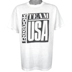 Reebok - Team USA Spell-Out T-Shirt 1990s X-Large Vintage Retro