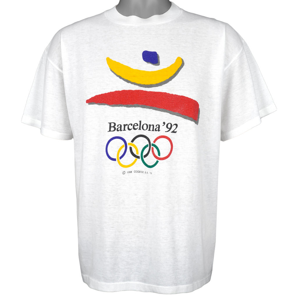 Vintage - Barcelona Olympic T-Shirt 1992 Large Vintage Retro
