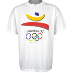 Vintage - Barcelona Olympic Single Stitch T-Shirt 1992 Large