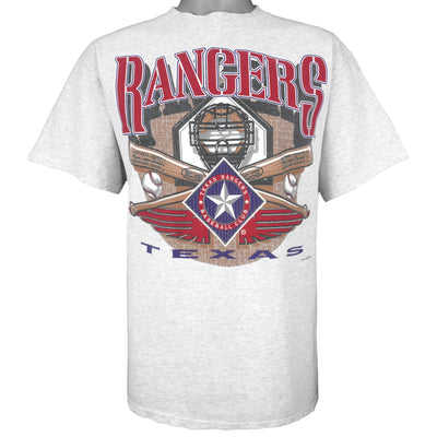 MLB (Logo 7) - Texas Rangers T-Shirt 1998 Large