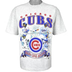MLB (Champ) - Chicago Cubs & Top 4 Players T-Shirt 1998 Medium Vintage Retro Baseball