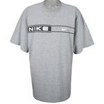 Nike - Grey Big Logo T-Shirt 1990s XX-Large Vintage Retro