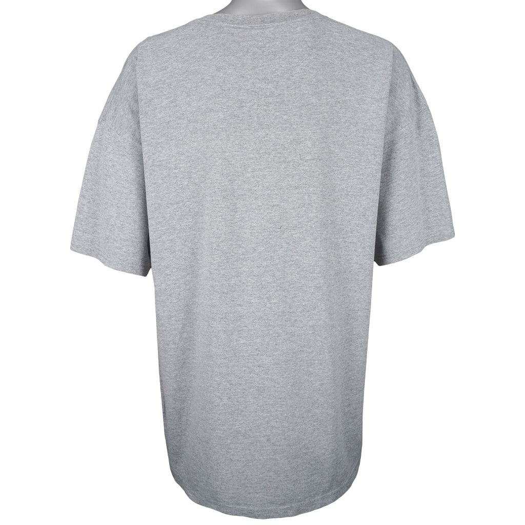 Nike - Grey Big Logo T-Shirt 1990s XX-Large Vintage Retro