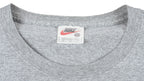 Nike - Grey Big Logo T-Shirt 1990s XX-Large