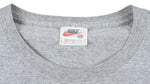 Nike - Grey Big Logo T-Shirt 1990s XX-Large