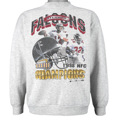NFL (Tultex) - Atlanta Falcons Crew Neck Sweatshirt 1998 Large