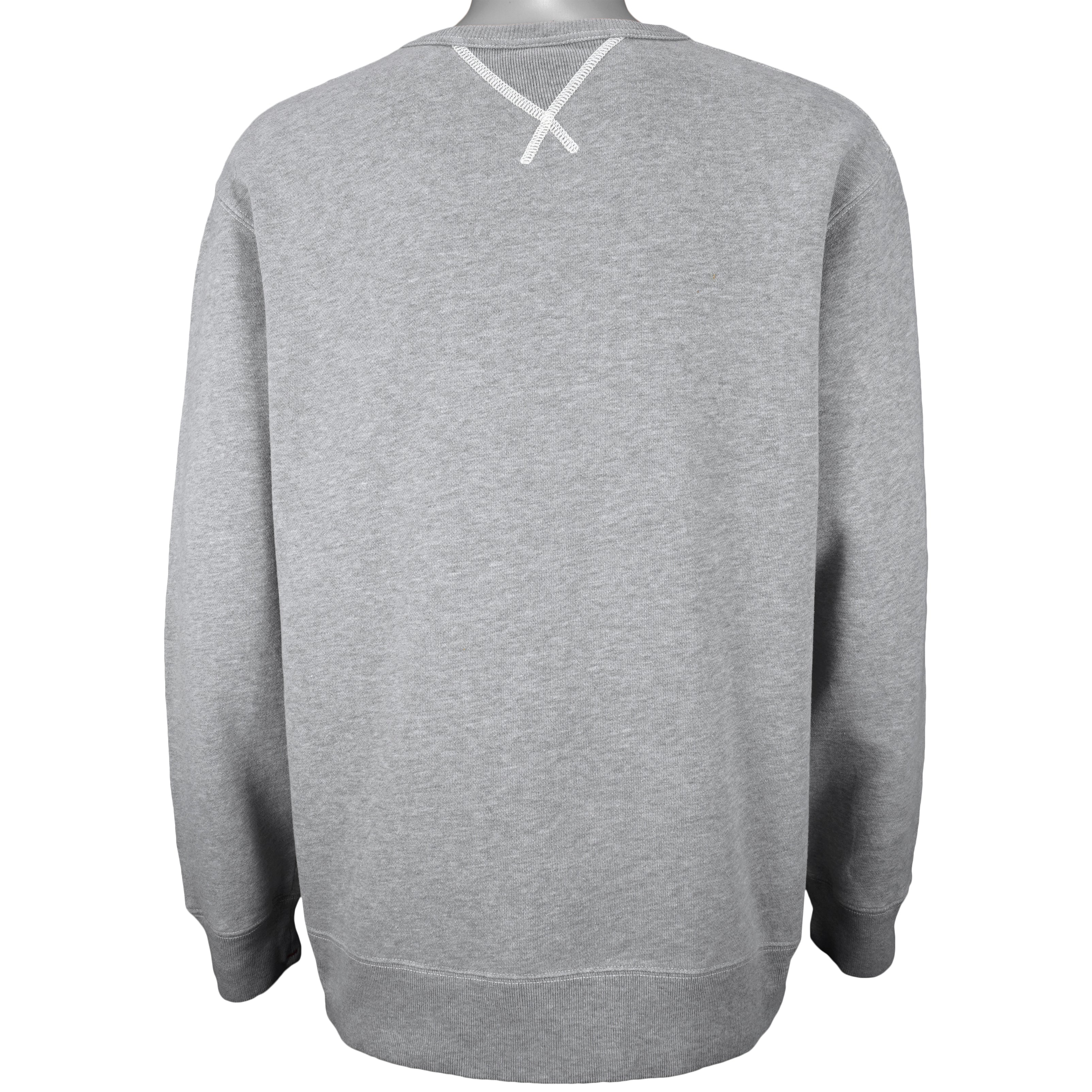 Ralph Lauren (Polo) - Grey RL-67 Crew Neck Sweatshirt 1990s X-Large Vintage Retro
