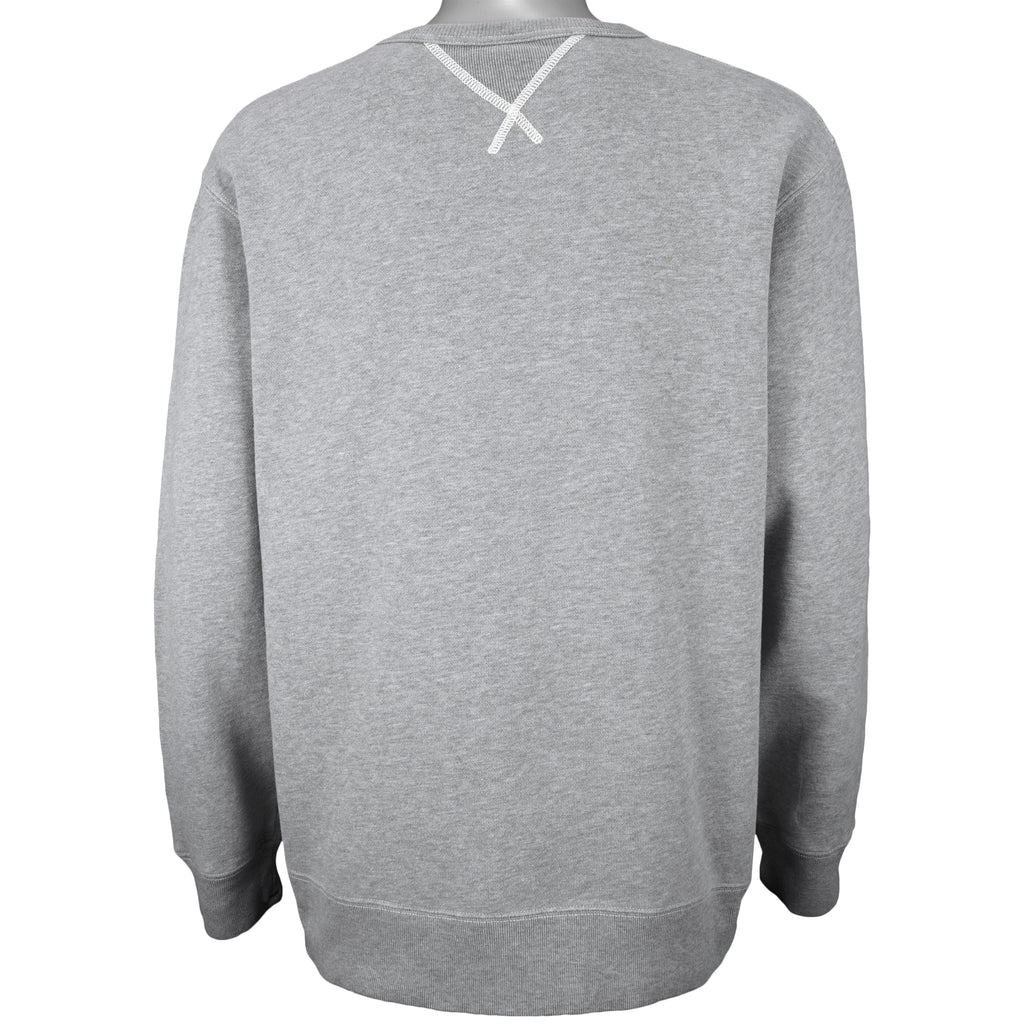 Ralph Lauren (Polo) - Grey RL-67 Crew Neck Sweatshirt 1990s X-Large Vintage Retro