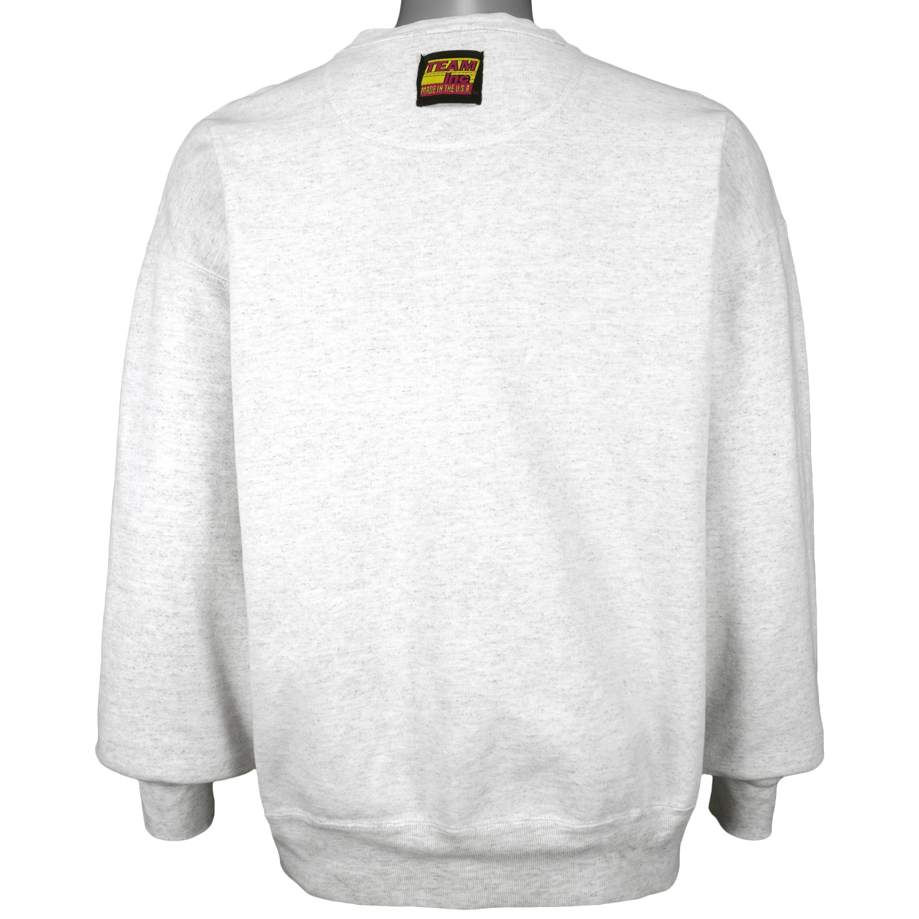 NCAA (Team Inc.) - Michigan Wolverines Crew Neck Sweatshirt 1990s X-Large Vintage Retro Football College