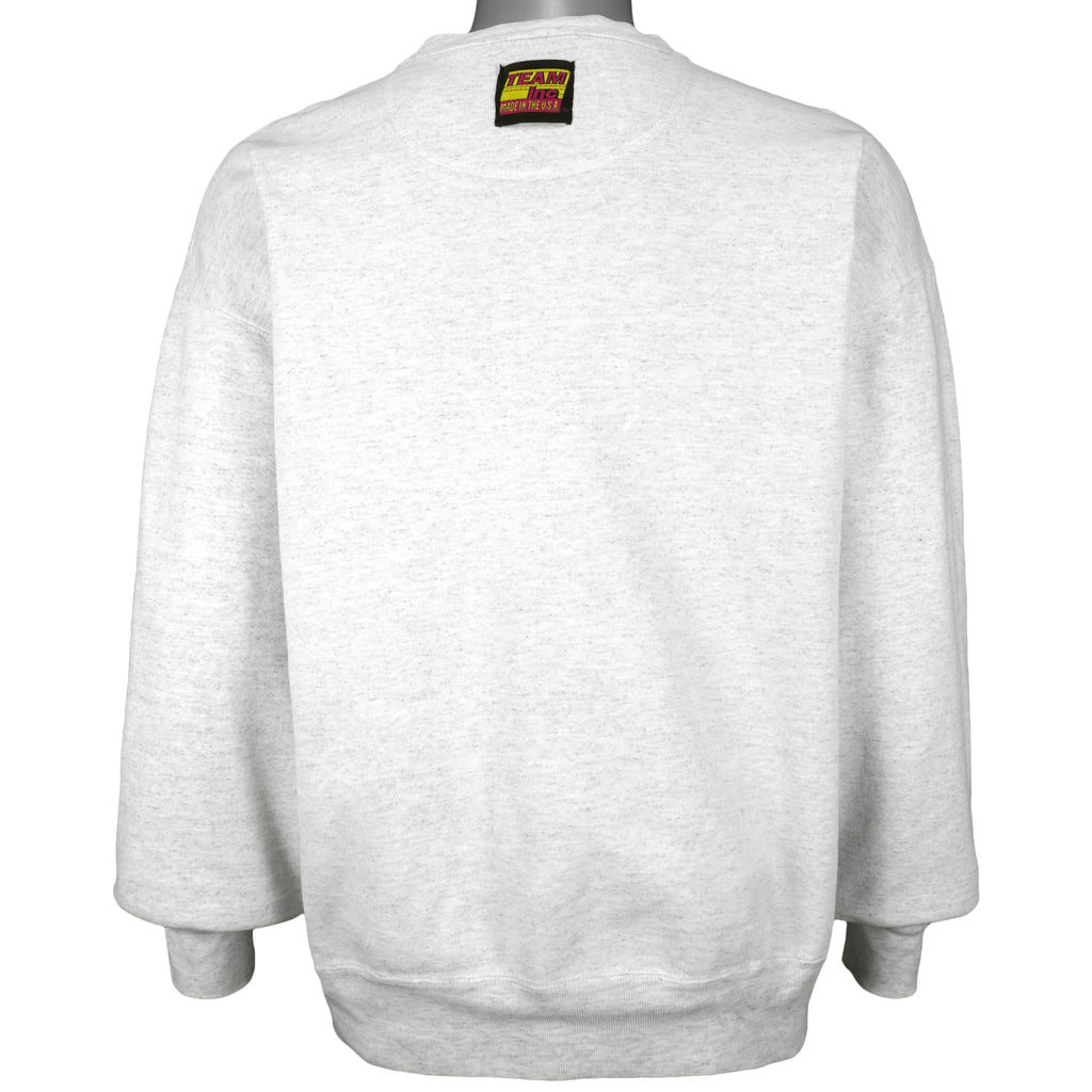 NCAA (Team Inc.) - Michigan Wolverines Crew Neck Sweatshirt 1990s X-Large Vintage Retro Football College